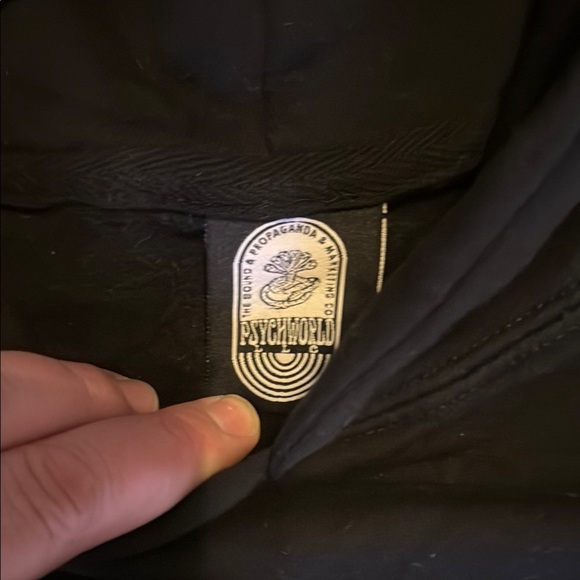 Psychworld Black Hoodie - Picture 3 of 3
